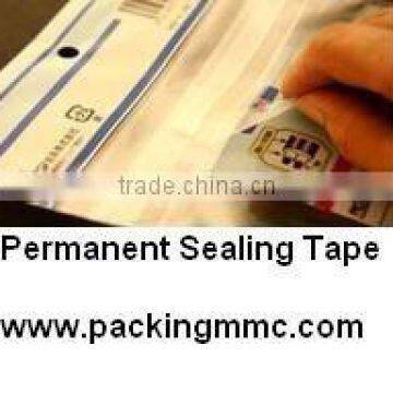 Permanent bag sealing tape with PEPA film release liner for express bag