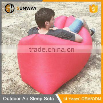 Easy Foldable Air Inflation Outdoor Sleeping Bag Beach Lazy Sofa