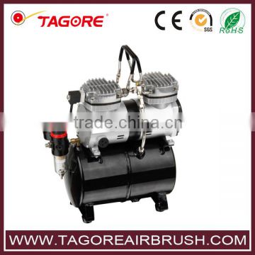 Tagore TG230T air airbrush compressor 2 cylinder 6 bar with tank                        
                                                Quality Choice