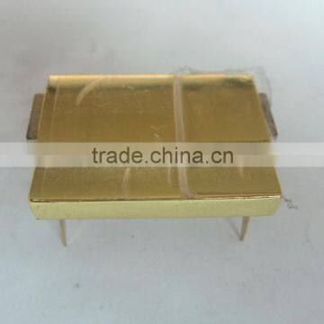 Fashionable Golden Color Metal Push Lock For Handbags With High Quality