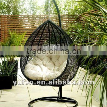 pe rattan outdoor hanging chair for sale