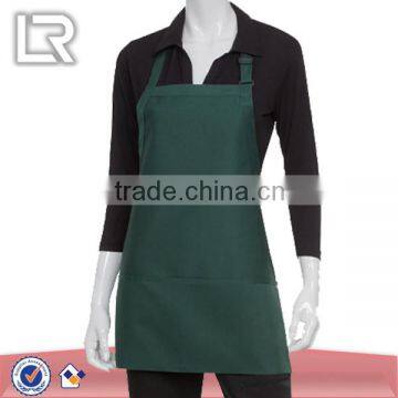 Women's Three Pocket Adjustable Top Kitchen Chef Bib Apron