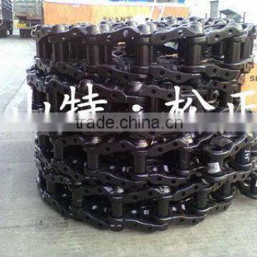 excavator PC300-7 track chain assy, 45 links, excavator undercarriage spare parts