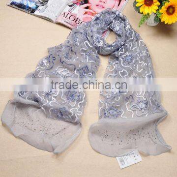 Fashion silk chiffon scarf for women