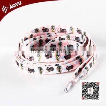 custom sublimation printed shoelaces for sale