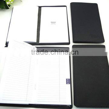 2016 embossed logo navy blue pu agenda diary