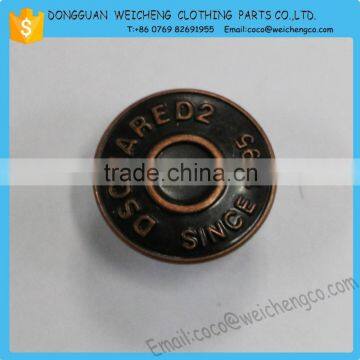 Fashionable Metal Button various designs metal snap button Used for metal jeans button