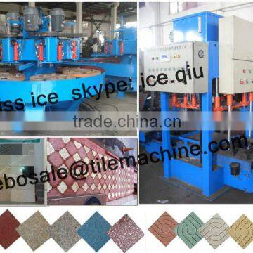 KB-125E/600 concreteTerrazzo floor tile making machine