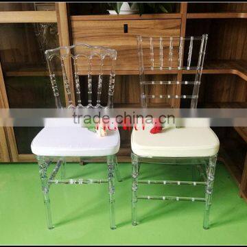 transprarent resin acrylic chiavari chair for sale