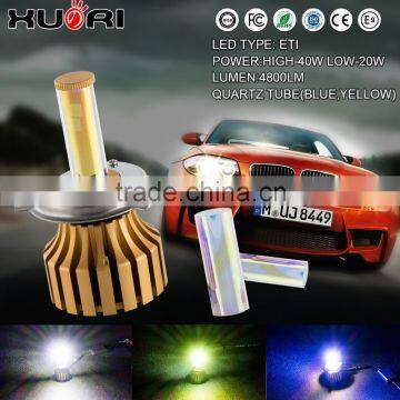 High quality auto led head light/H4/ H13/9004/9007 Hi/Lo led head lamp kit/H7/H8/H10/H11/9005/9006/H16 led headlight kits