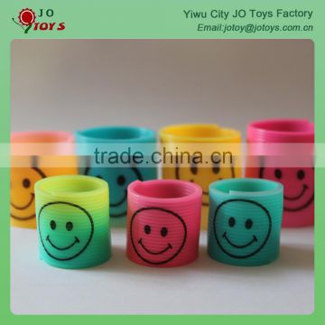 Colorful plastic spring toy educational toy