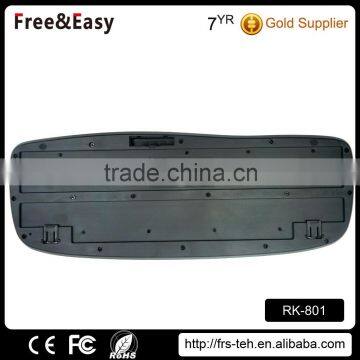 2.4G Black Wireless Keyboard With USB Receiver photo-4