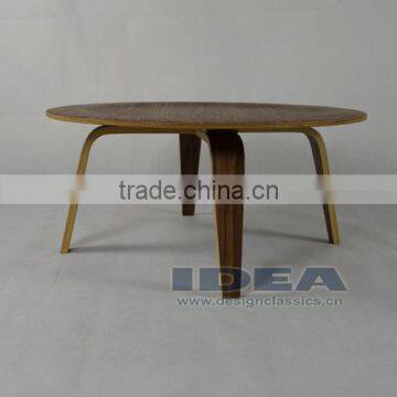 Replica Charles Plywood Coffee Table - Walnut photo-3