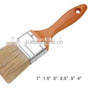 colorful wooden handle bristle paint brush