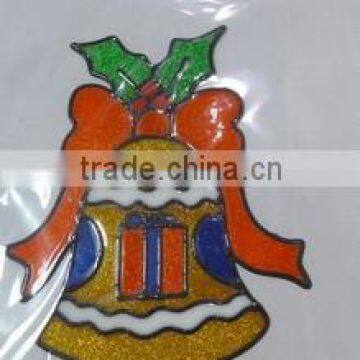 PVC Christmas Flower Sticker,Christmas Window Sticker,Christmas Wall Sticker photo-2