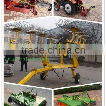 New Trailling agricultural hay raker