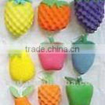 many shape bath sponge