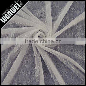 Order Flower Designer Elastic and Bright Nylon Spandex Lace Fabric for Fashion Dress and Skirts Hot Selling Wholesale photo-3