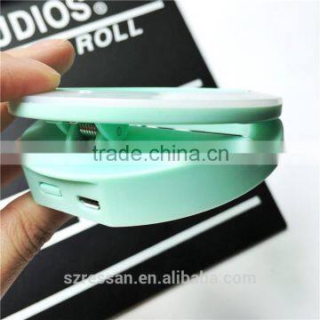 30 LED Clip-on Rechargable Selfie Cellphone Ring Light Supplementary Lighting photo-3