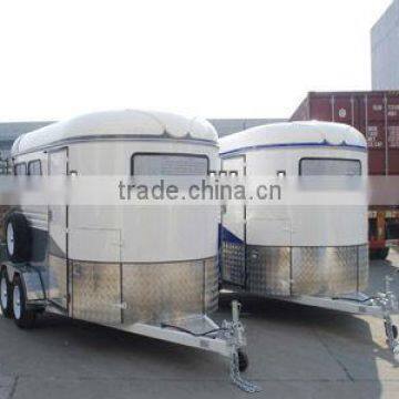 Camping Horse Trailer 2 Horse Float 2 Horse Straight Load w/horse yard
