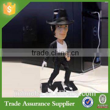 Hi-Q Customized Resin Mini Michael Jackson Bobblehead Souvenir photo-6