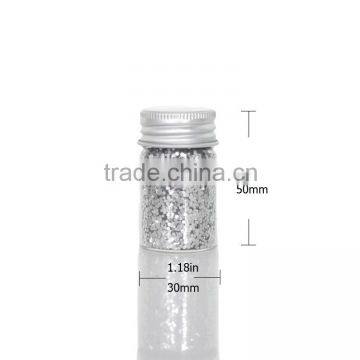 Flocking 3D Nail Art Velvet Powder in Glass Bottle