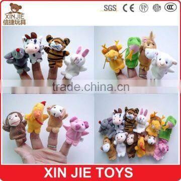 mini finger puppet good quality animal finger puppet children finger puppet