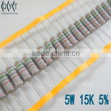 Resistors 5W 5% 15K NEW