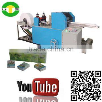 High speed folded mini tissue pocket paper machine