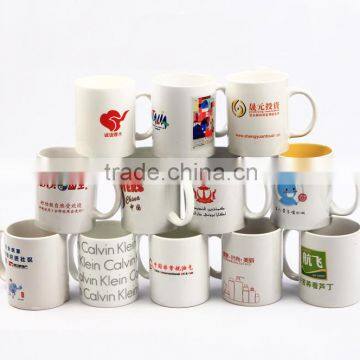 Promotional White Ceramic cups / mugs, Customized ceramic coffee mugs, Desk mugs, Drinking mugs, PTM1243