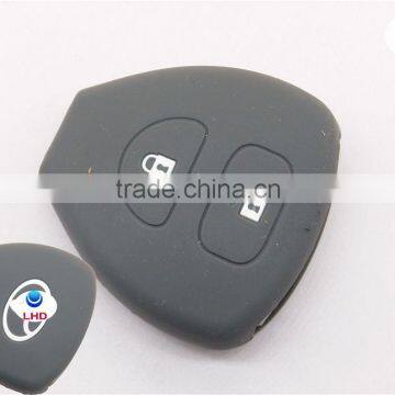 High quality silicone car key case for Toyota 2 button remote key cover