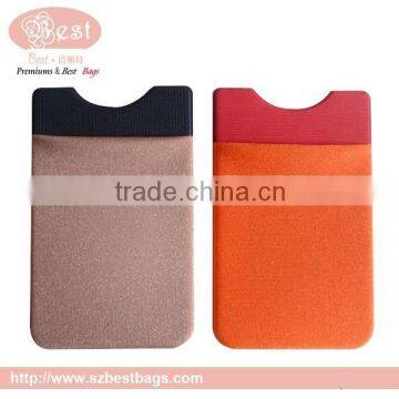 free sample self adhesive card pocket for smart phone