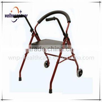 Healthcare Foldable Walker Aluminum X Fold Walking Aid for Elderly