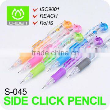 side-click mechanical pencil