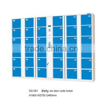 steel bar code locker cabinet