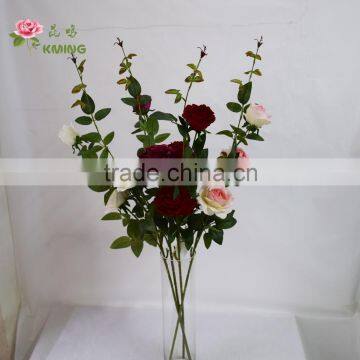 wedding decoration faux floral rose arrangement rose ball