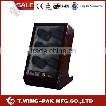 Store 12+4 Watces LED Light High Quality Top Grade Accept Trial Order Japanese Rotors Under wooden Watch Winder