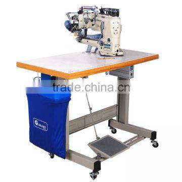 automatic chain removal suction device with flat seamer machine
