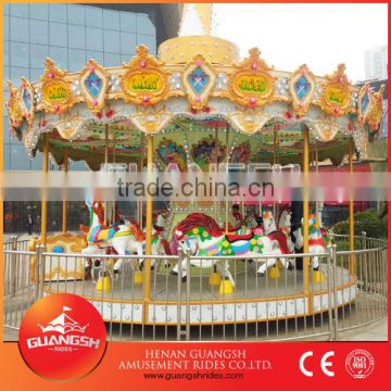 popular! luxury playground merry go round for sale with LED lights