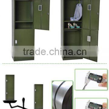 Factory direct price metal lockable vertivcal steel storage cabinet/used steel lockers cabinets