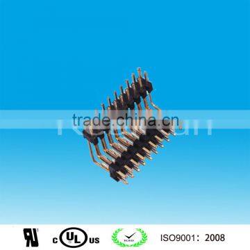 China Supplier 2.0mm Pitch Double Layer Double Row Angle Pin connector