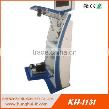 touch screen credit card payment kiosk with credit card reader