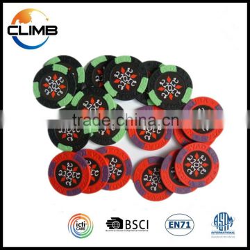 Custom logo professional reasonable price14g clay/ceramic poker chips Las vegas casino poker chips                        
                                                Quality Choice