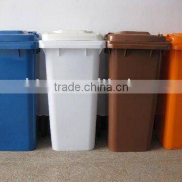 120L outdoor standing plastic waste bin