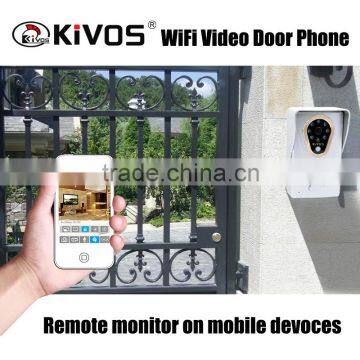 New IP /wifi Video Door Phone With doorbell, Memory card and waterproof