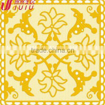 new pattern pvc lace cup mat