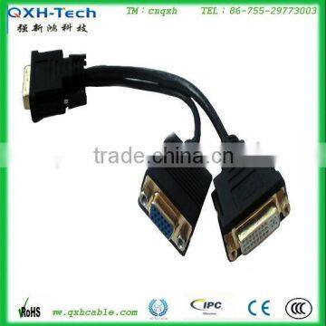 2013 high speed mini dvi to VGA cable with reasonable price