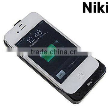 Ultra Thin External Battery Case For iPhone 4 4S MFI License Approved