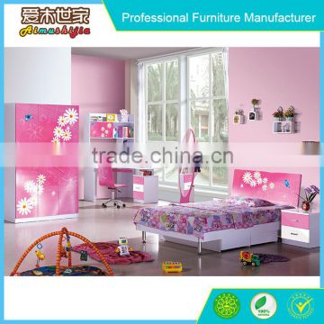 cute girls bedroom furniture sets made in China