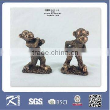 2015 chinese custom made souvenir resin monkey sculpture